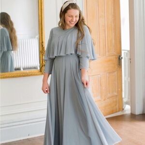 Dainty Jewells Elegant Gray Maxi Dress